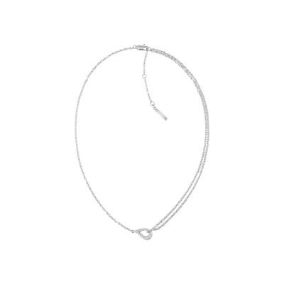 Collier Calvin Klein Sculptural en acier