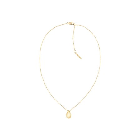 Collier Calvin Klein Sculptural en métal doré