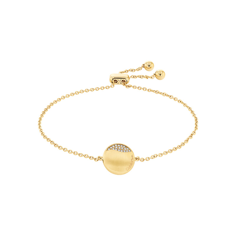 Bracelet Calvin Klein Timeless en métal doré et cristaux