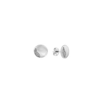Boucles d'oreilles Calvin Klein Timeless en acier et cristaux