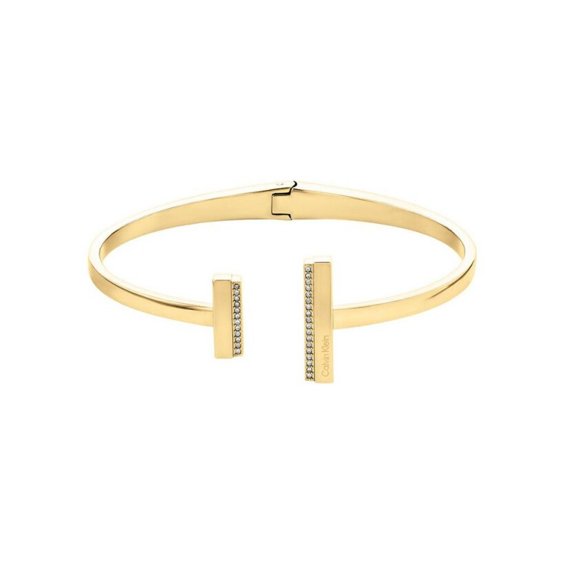 Bracelet Calvin Klein Timeless en métal doré et cristaux