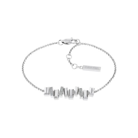 Bracelet Calvin Klein Sculptural Luster en acier et cristaux