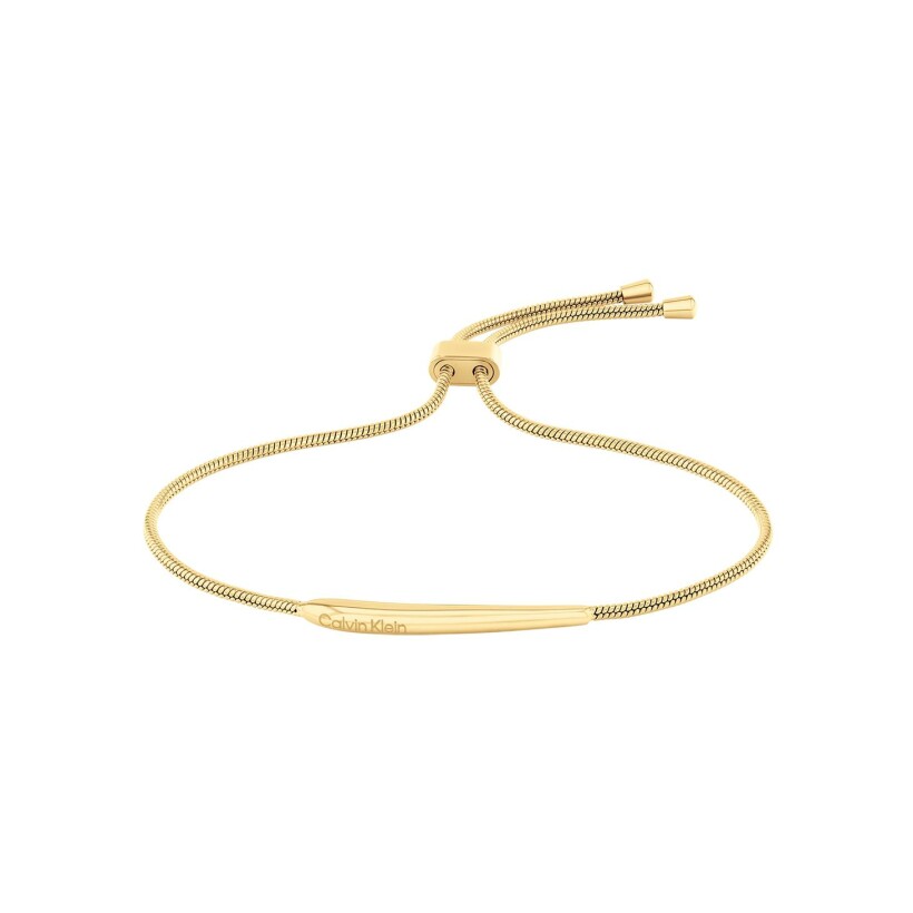 Bracelet Calvin Klein Sculptural en acier doré