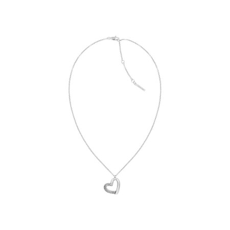 Collier Calvin Klein Défiant Minimalist Hearts en acier