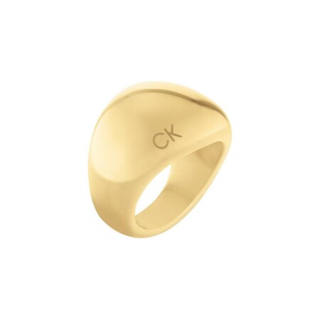 Bague Calvin Klein Sculptural Playful Organic Shapes en métal doré