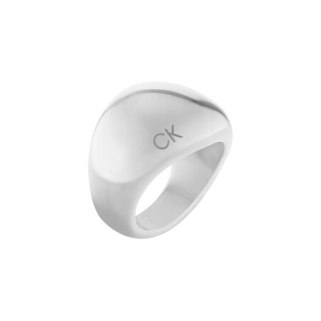 Bague Calvin Klein Sculptural Playful Organic Shapes en acier