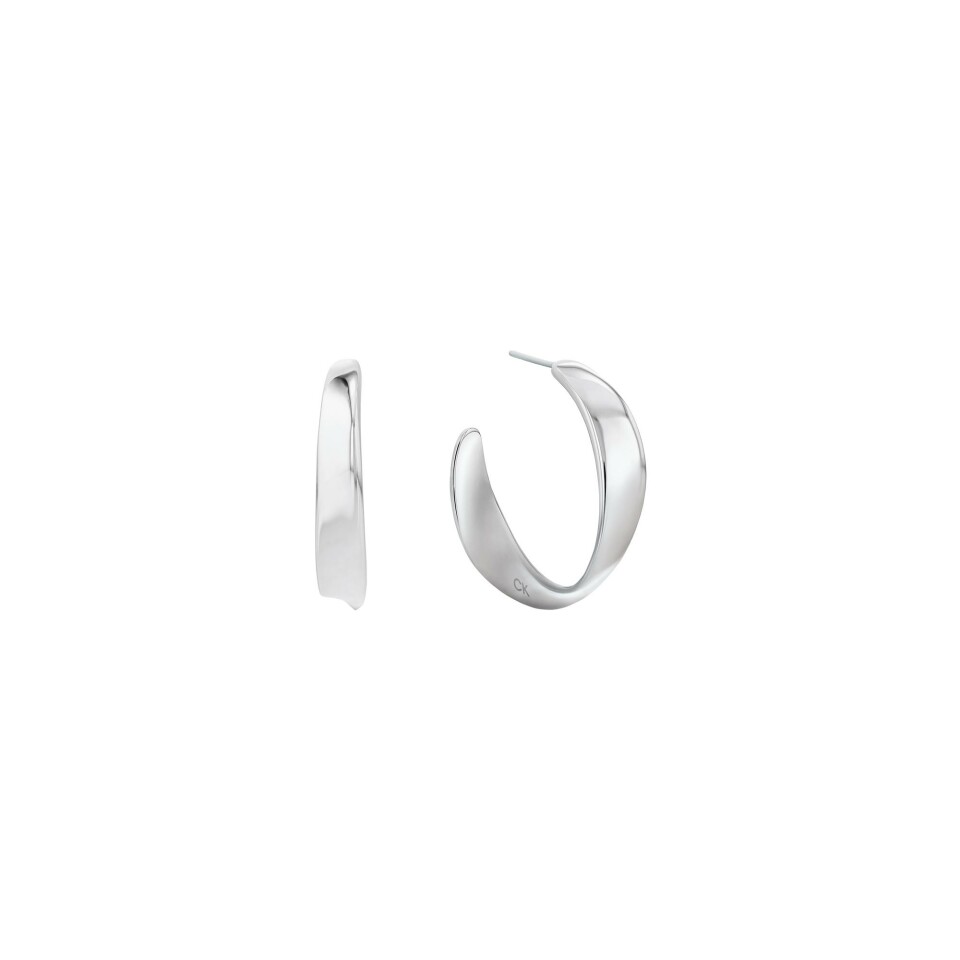 Boucles d'oreilles Calvin Klein Sculptural en acier