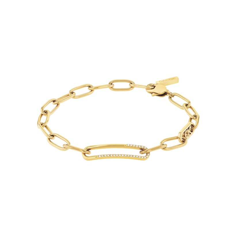 Bracelet Calvin Klein Timeless en métal doré