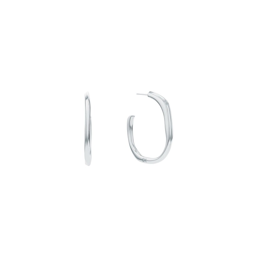Boucles d'oreilles Calvin Klein Sculptural en acier