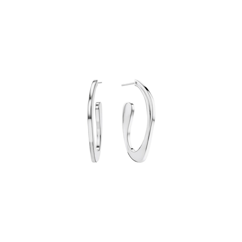 Boucles d'oreilles Calvin Klein Sculptural en acier