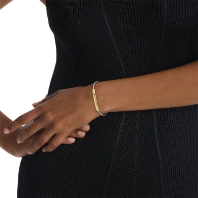 Bracelet Calvin Klein Gradient Waves en acier PVD plaqué or