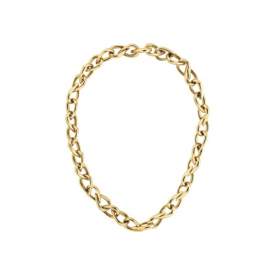 Collier Calvin Klein Sculptured Drops en acier PVD plaqué or