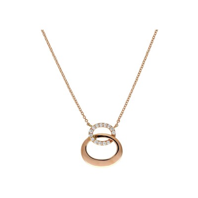 Veron Roques necklace, rose gold and diamonds