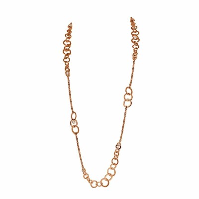 Collier Veron Roques en or rose et diamants