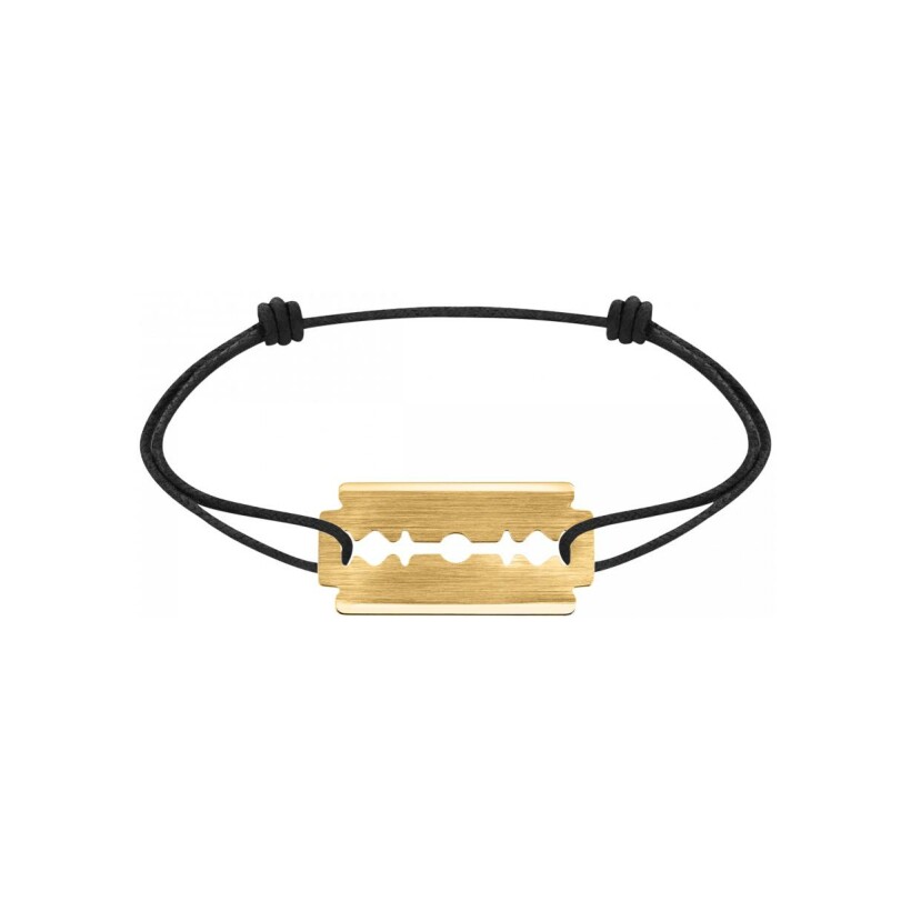 dinh van Lame de Rasoir cord bracelet PM, yellow gold