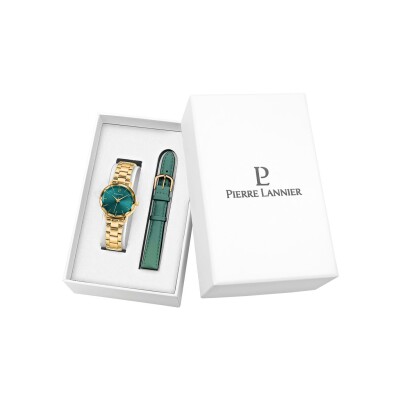 Coffret de montre Pierre Lannier Multiples 351K562 et un bracelet supplémentaire