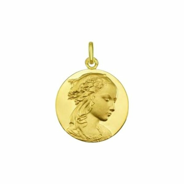 Médaille Arthus Bertrand Vierge Adorazione en or jaune