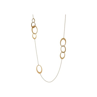 Veron Roques Asymétrique long necklace, rose gold