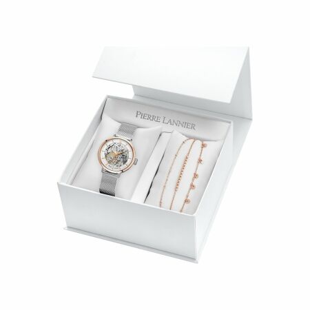 Coffret Pierre Lannier  354J628 bracelet doré rose