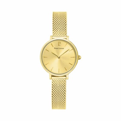 Coffret de Montre Pierre Lannier Nova 357C548 avec un bracelet fin façon tryptique