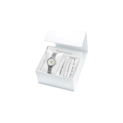 Coffret de montre Pierre Lannier Chouquette 357F621 et bracelet acier