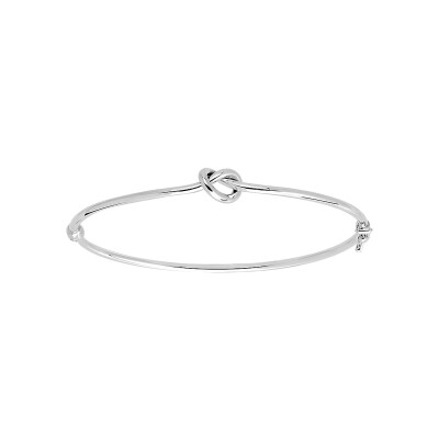 Bracelet Jonc en or blanc