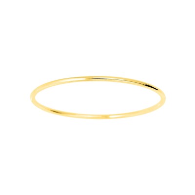 Bracelet Jonc en or jaune, diamètre 63mm