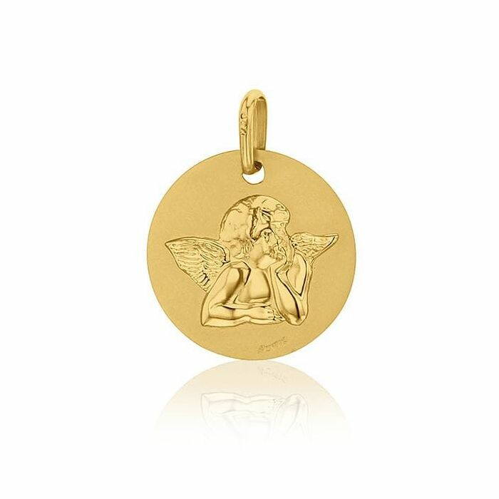 Médaille de baptême Augis en or jaune Saint Raphaël