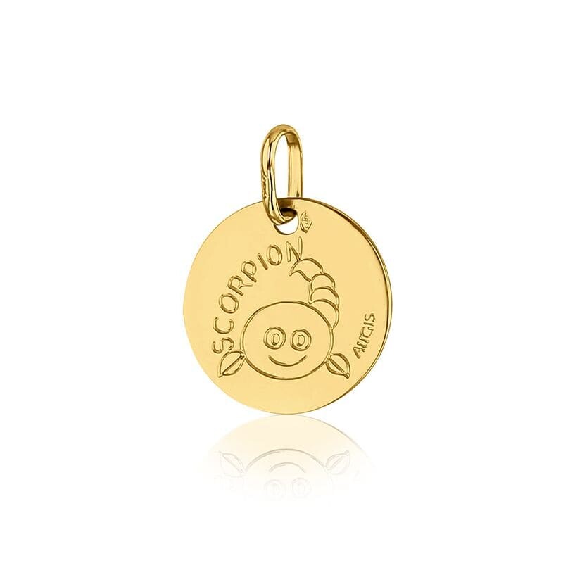 Médaille Augis Scorpion en or jaune