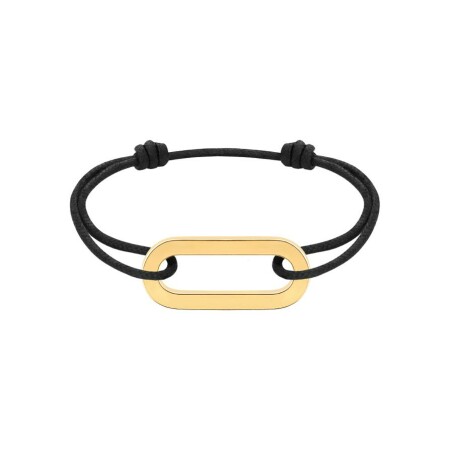 Bracelet sur cordon dinh van Maillon XL en or jaune