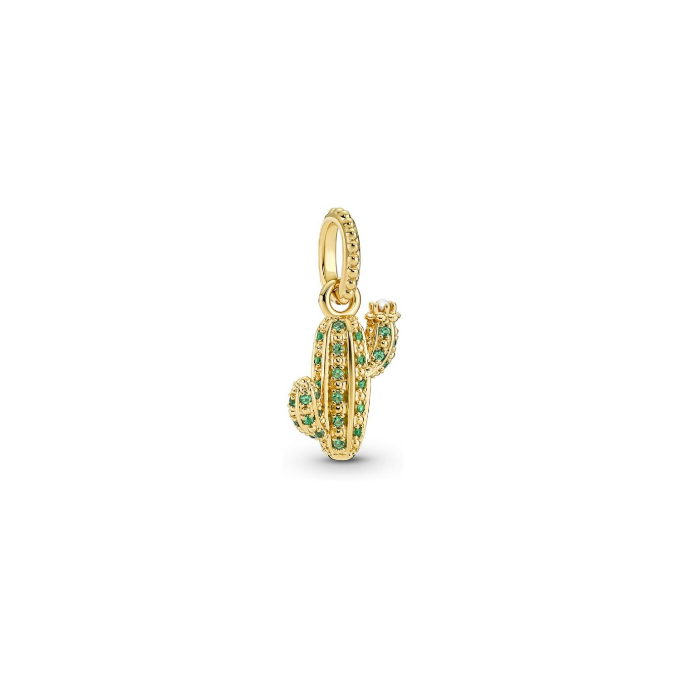 Pendentif Cactus Pandora en métal doré