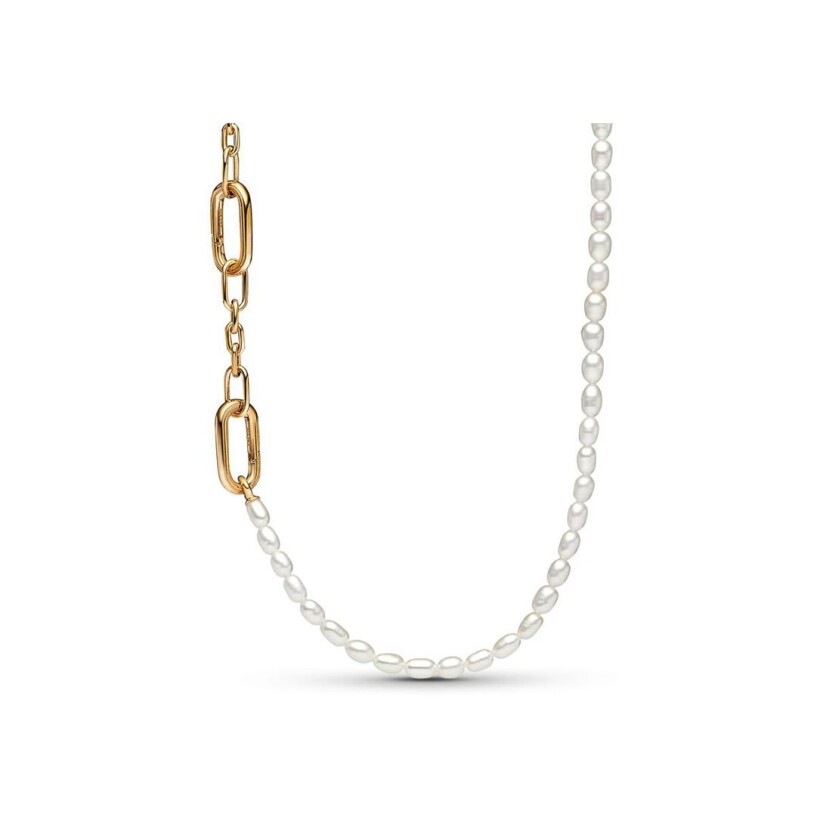 Collier Pandora Me Perles De Culture Traitées en métal doré, 45cm