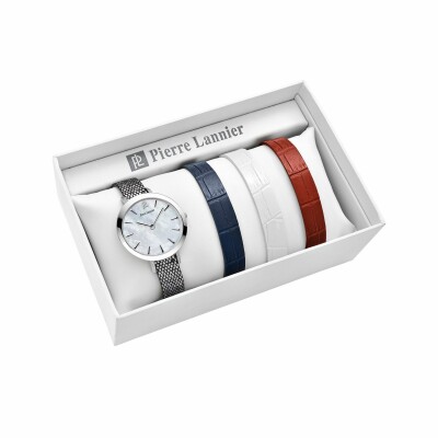 Pierre Lannier Elegance coffret montre et bracelets interchangeables 362D699