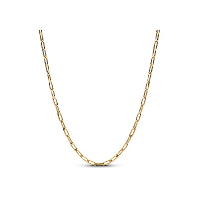 Collier Pandora Maillons Allongés en métal doré, 70 cm
