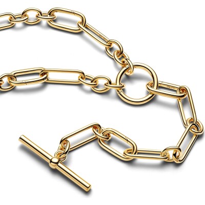 Collier Pandora ME Link Y Doré en métal doré, 45 cm