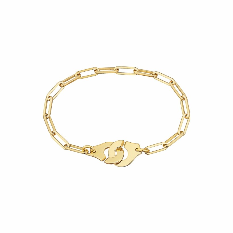 Menottes dinh van R12 bracelet, yellow gold