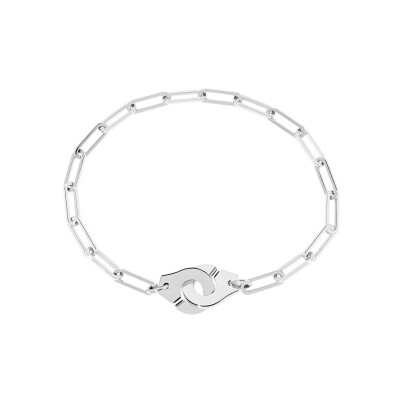 Bracelet Menottes dinh van R12 en platine