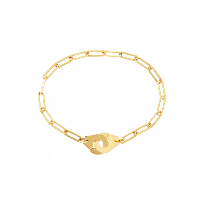 Bracelet Menottes dinh van R12 en or jaune
