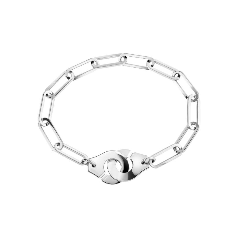 Bracelet Menottes dinh van R15 en platine