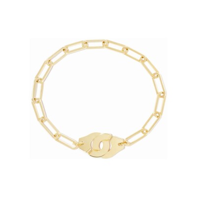 Bracelet dinh van Menottes en or jaune, grand modèle, 19cm