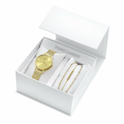 Coffret de montre Pierre Lannier Symphony 365J542 et un bracelet supplémentaire