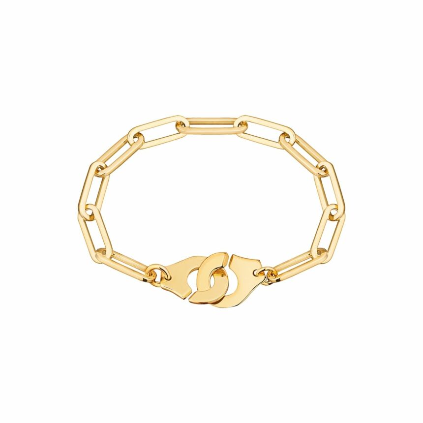 Bracelet Menottes dinh van R15 en or jaune