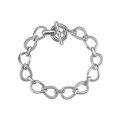 Bracelet Agatha Iconics gouttes entrelacées en argent