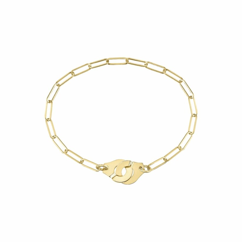 Menottes dinh van R10 bracelet, yellow gold