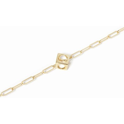 Bracelet dinh van Le Pavé en or jaune, petit modèle