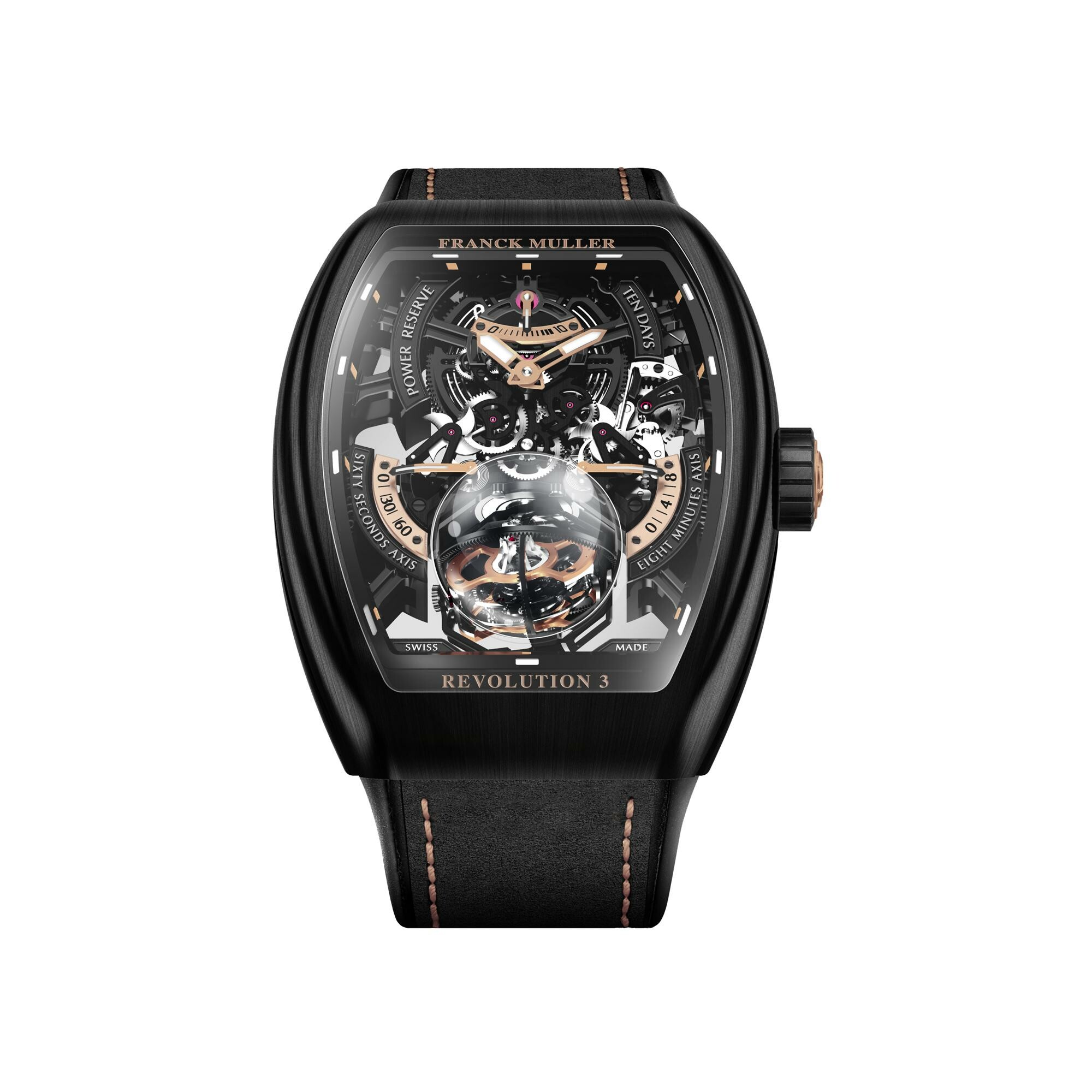 Boîte De Rangement Pour Montres Franck Muller Havana Cigar - Occasion Luxe - Noir - 1 à 3 Montres