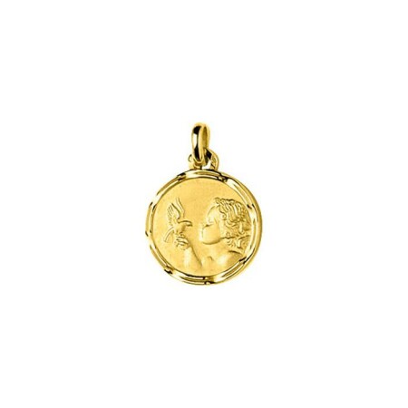 Médaille Ange en or jaune