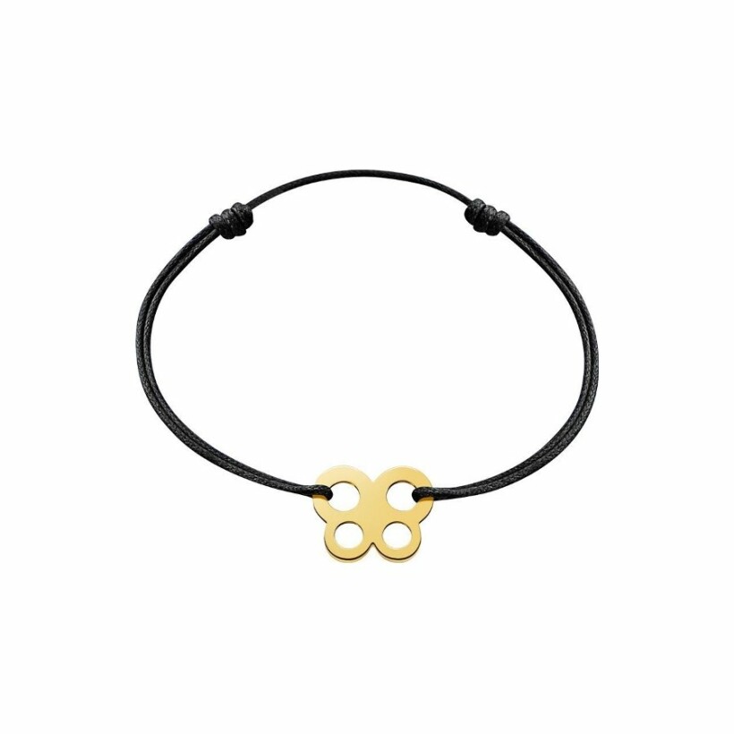 Bracelet sur cordon Symboles dinh van papillon en Or jaune