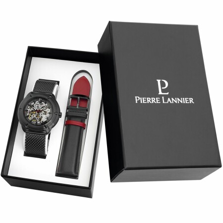 Coffret de Montre Pierre Lannier Automatic 370G438 avec un bracelet interchangeable