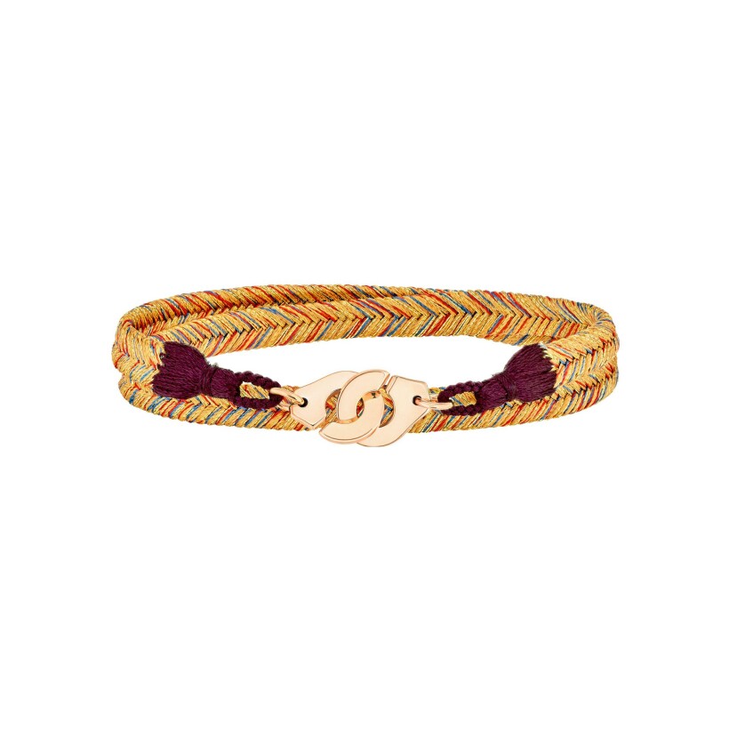 Menottes dinh van R10 Woven bracelet, rose gold